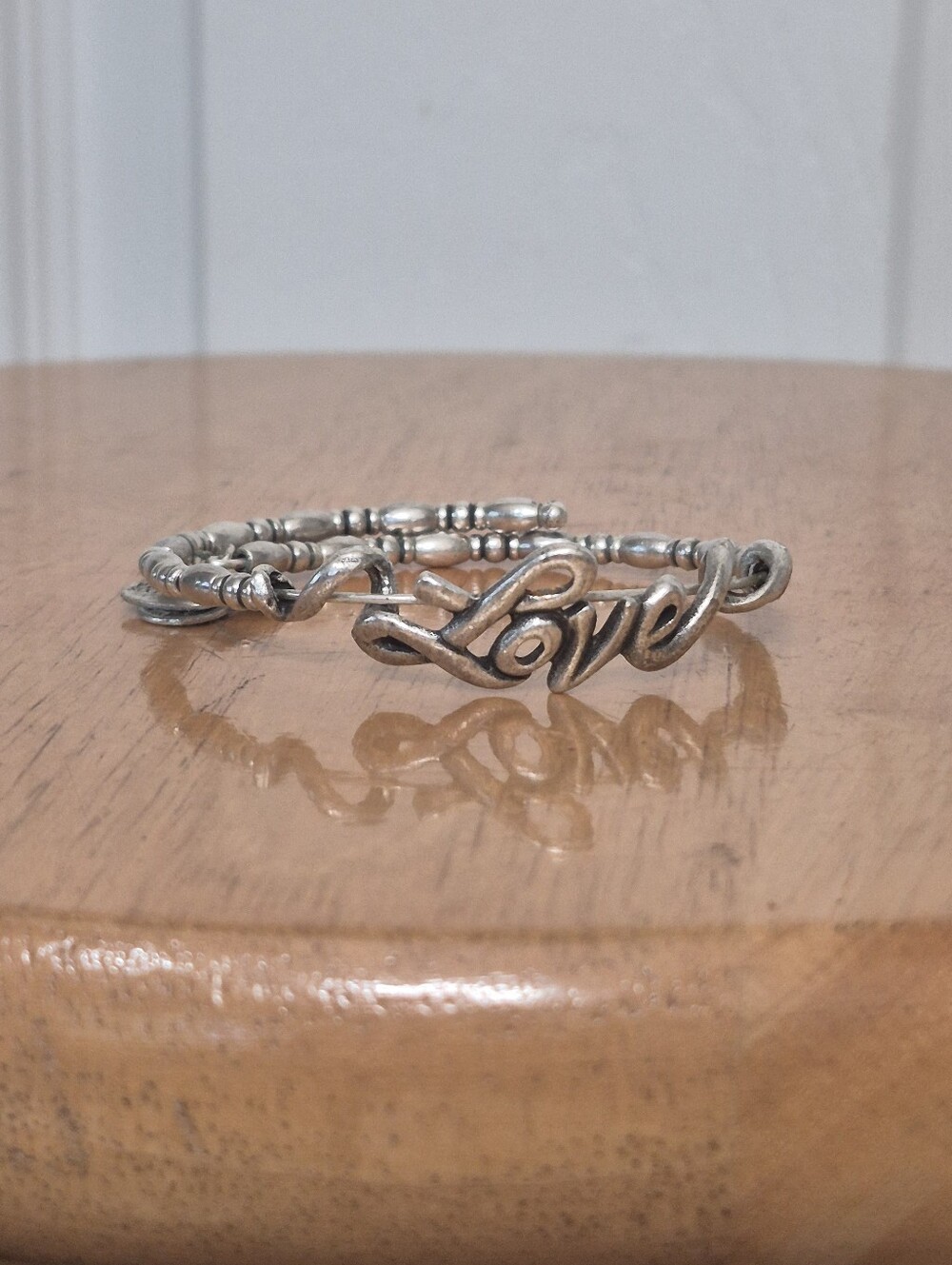 Alex & Ani cursive love vintage sixty-six bracelet